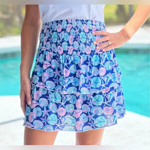 Simply Southern Shell-Bee Skirt Size XL NWT
